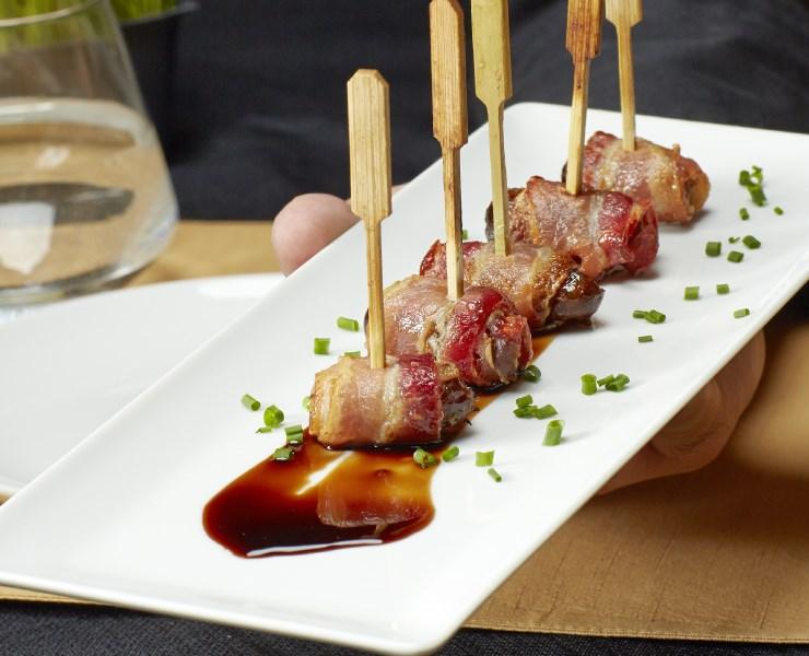 Bacon Wrapped Date